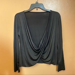 Two Way Black Blouse